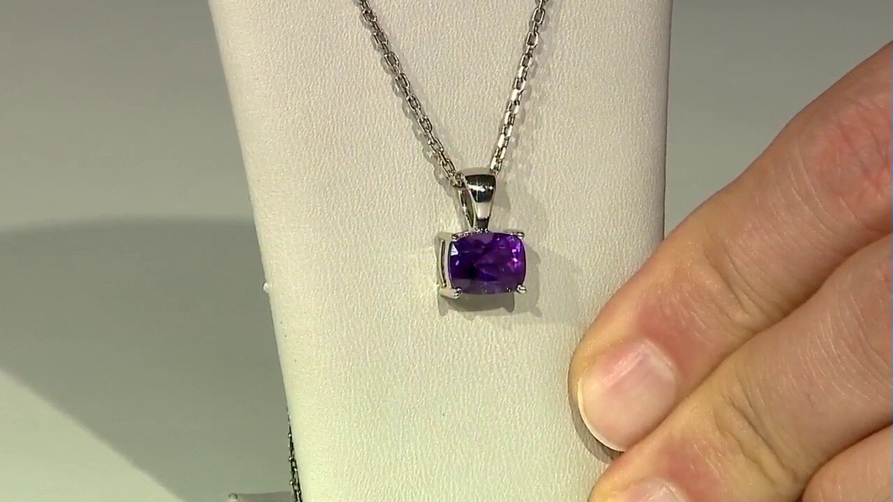 Video Siberian Amethyst Silver Pendant