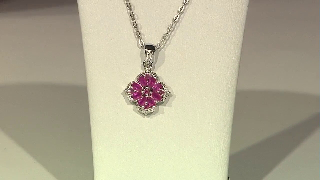 Video Madagascar Ruby Silver Pendant