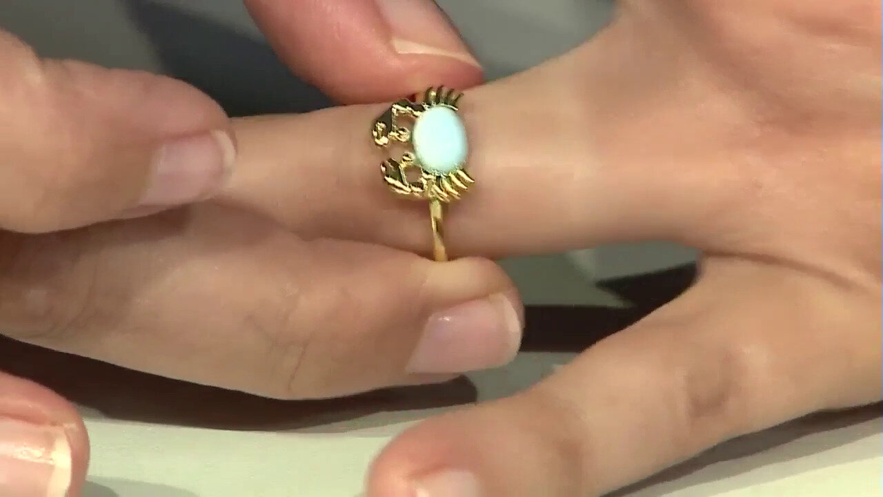 Video Anillo en plata con Larimar