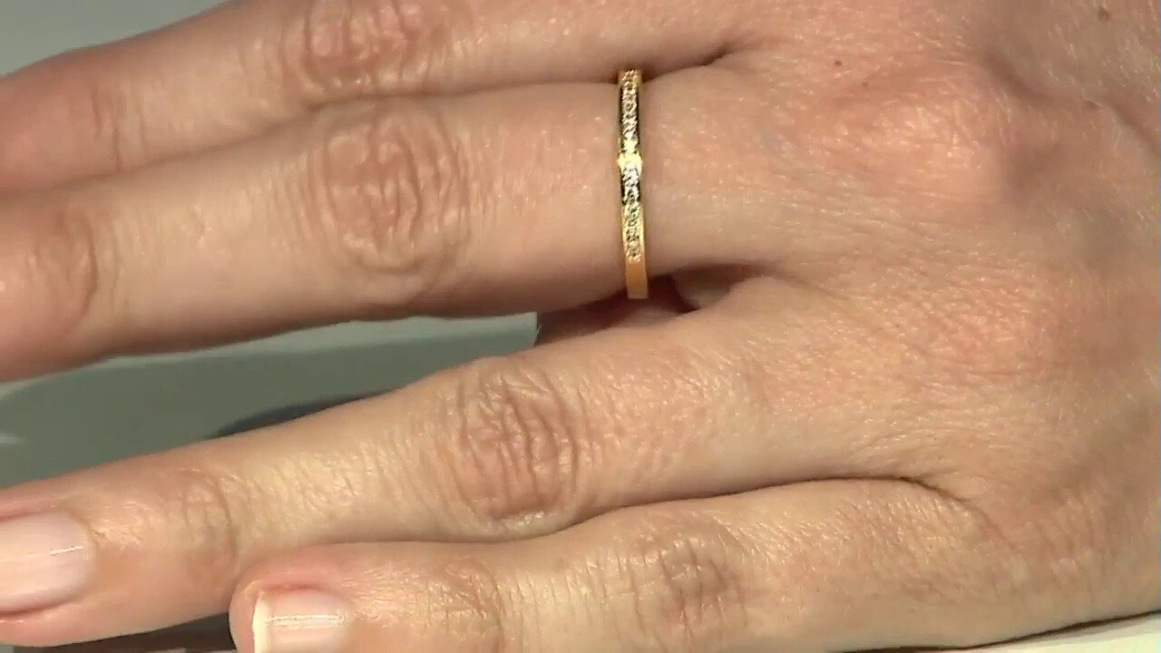 Video Zilveren ring met zirkonen