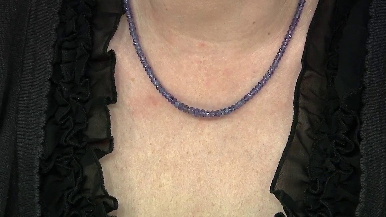 Video Tanzanite Silver Necklace