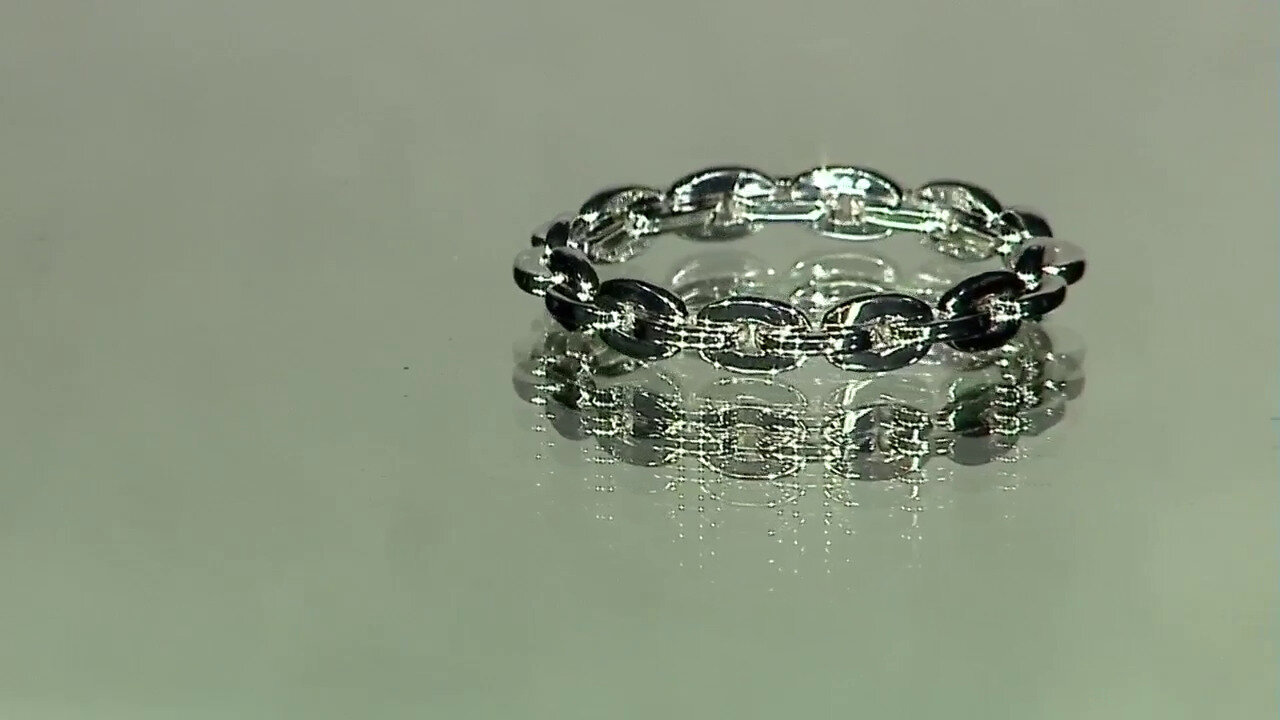 Video Zilveren ring met zirkonen