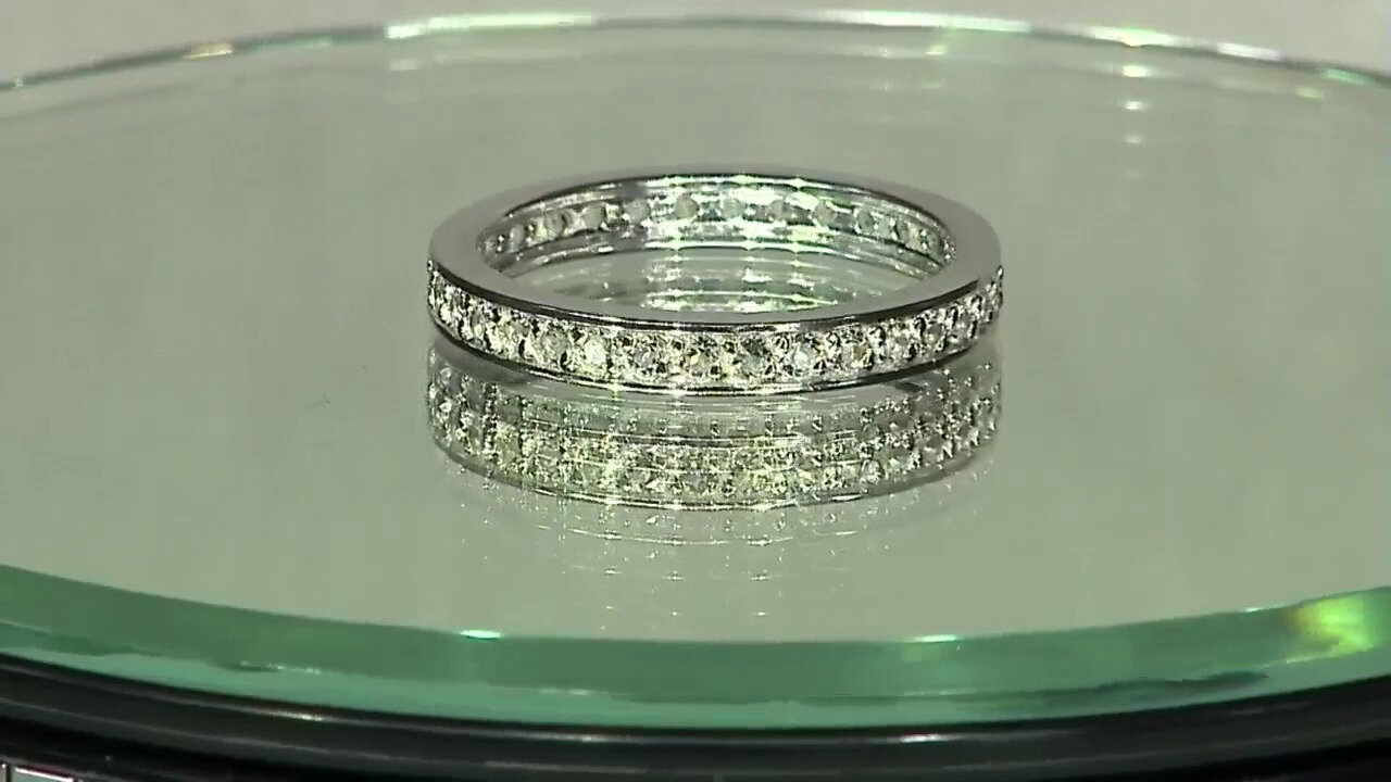 Video Bague en argent et Topaze blanche