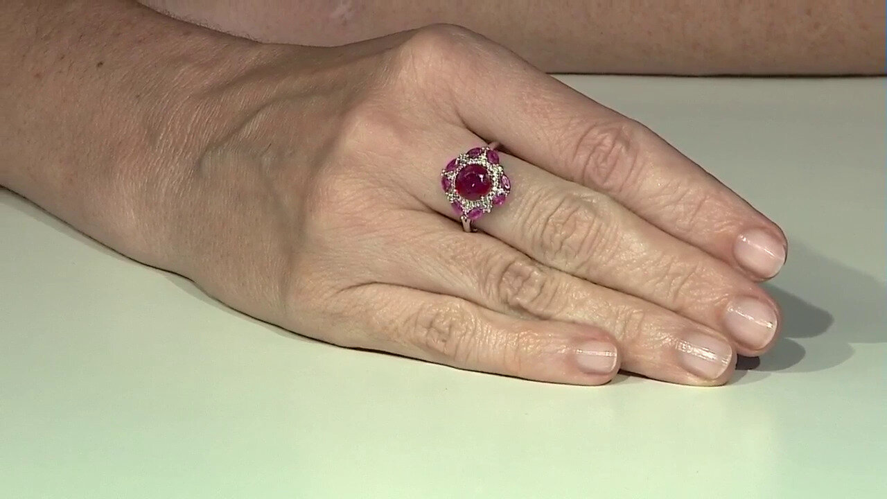 Video Madagascar Ruby Silver Ring