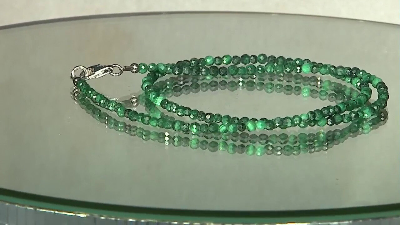 Video Malachite Silver Necklace