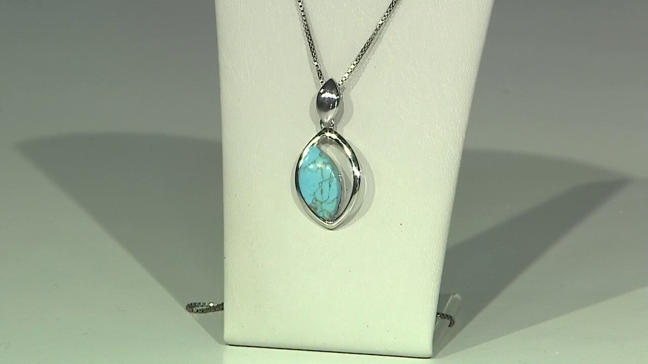 Video Pendentif en argent et Turquoise (dagen)