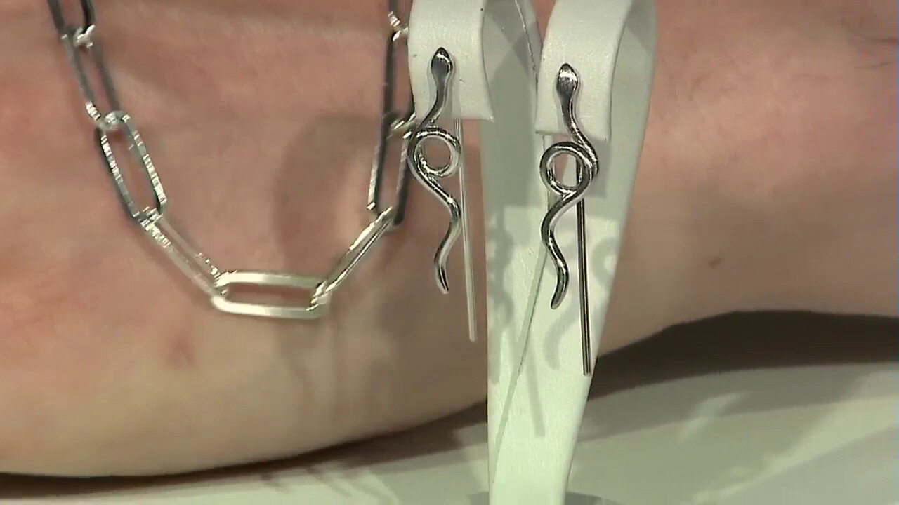 Video Silver Earrings (Joias do Paraíso)