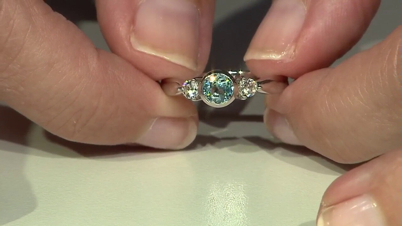 Video Ratanakiri Zircon Silver Ring