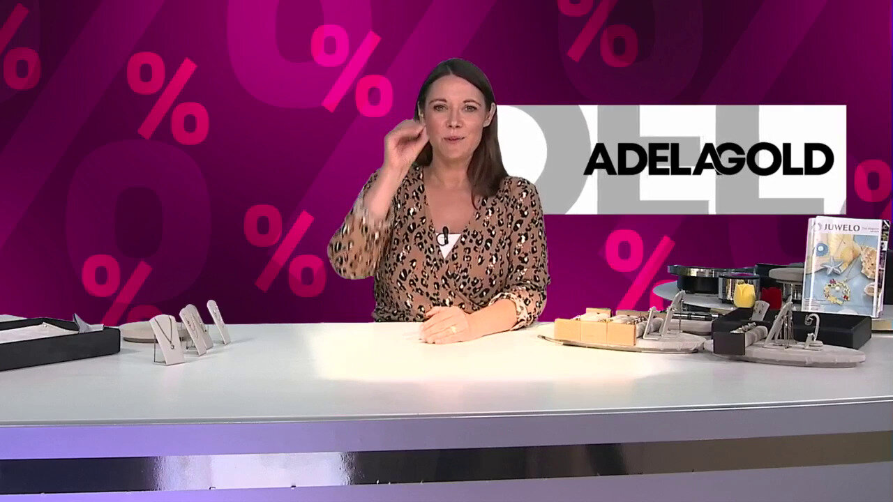 Video Anello in oro con Zaffiro Bianco (Adela Gold)