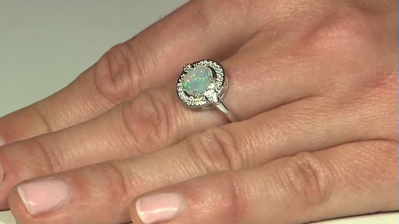 Video Welo Opal Silver Ring