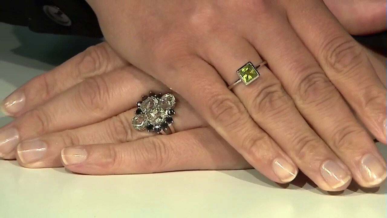 Video Bague en argent et Améthyste verte