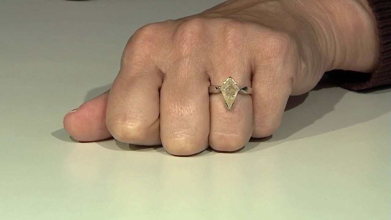 Video Bague en argent et Quartz rutile (Cheveux de Vénus)