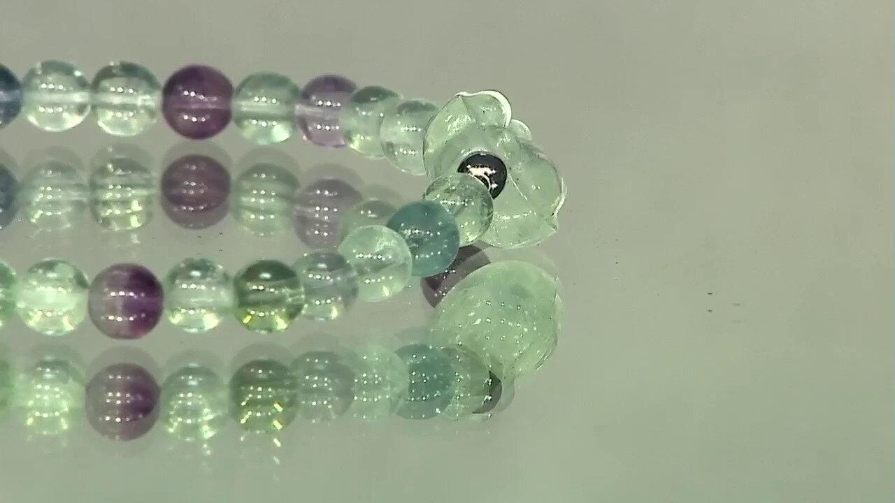 Video Bracelet et Fluorite multicolore