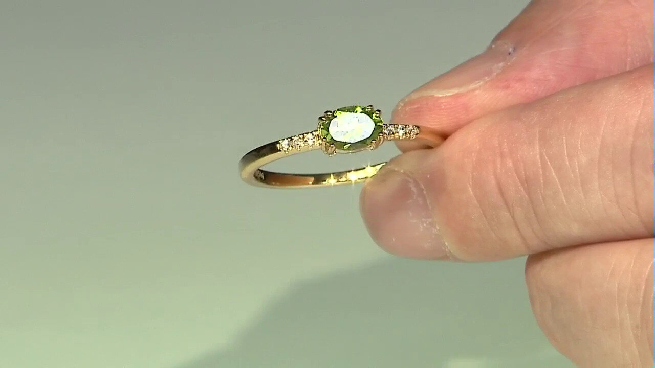 Video Bague en argent et Péridot