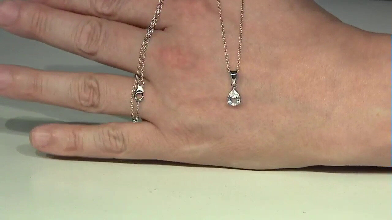 Video White Topaz Silver Necklace