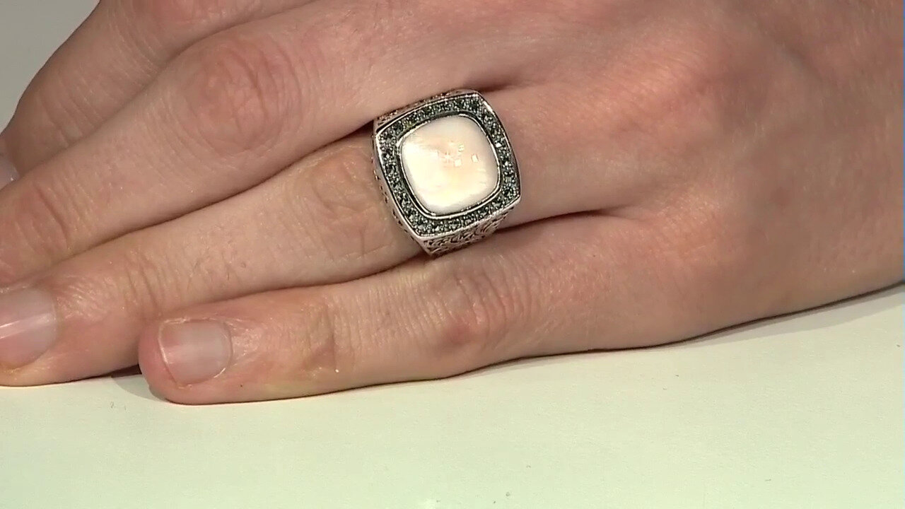 Video Anillo en plata con Nácar (Annette classic)