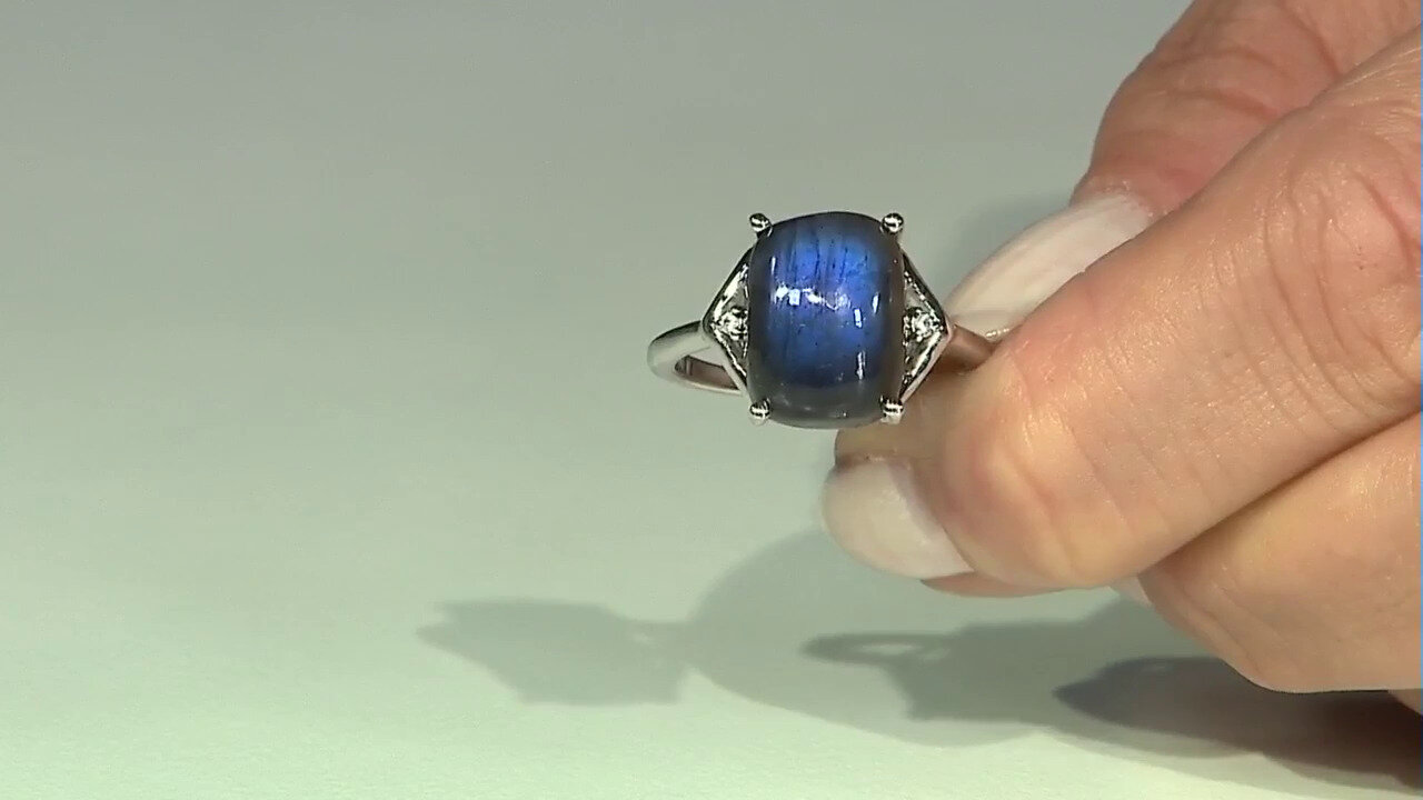 Video Bague en argent et Labradorite