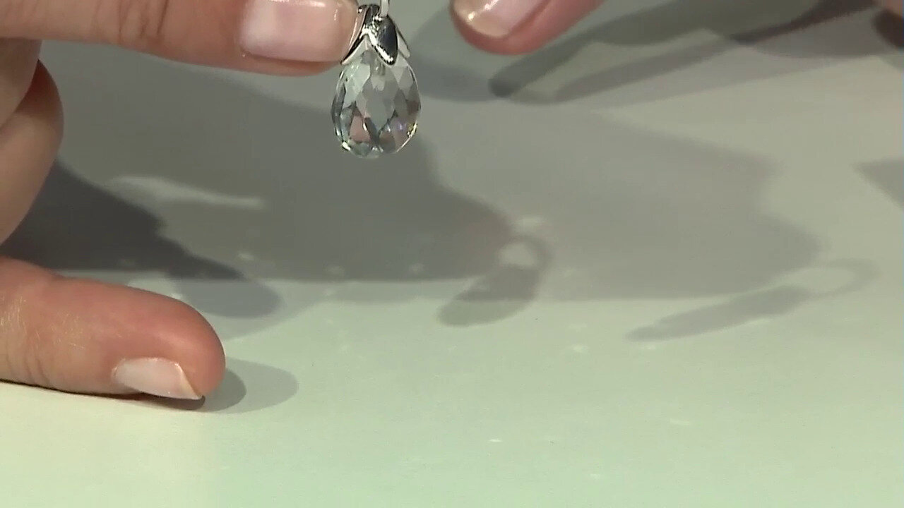 Video Foggy Quartz Silver Earrings