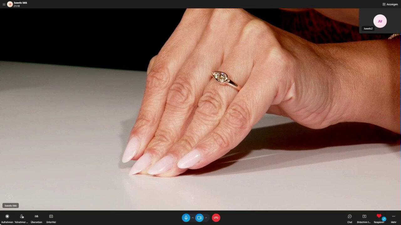 Video 9K VS1 Argyle Rose De France Diamond Gold Ring (Annette)