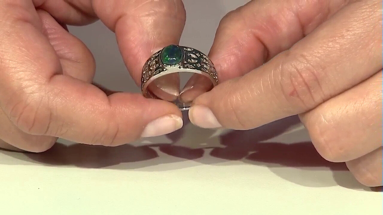 Video Mezezo Opal Silver Ring