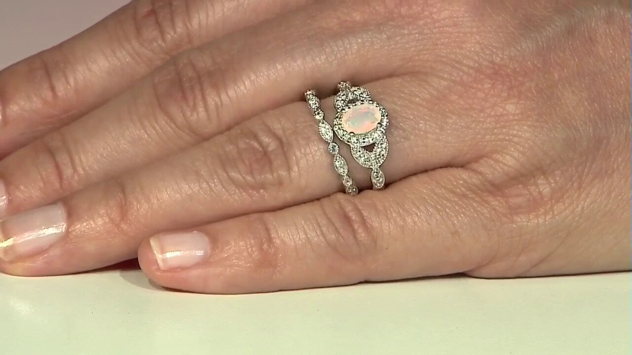 Video Welo Opal Silver Ring