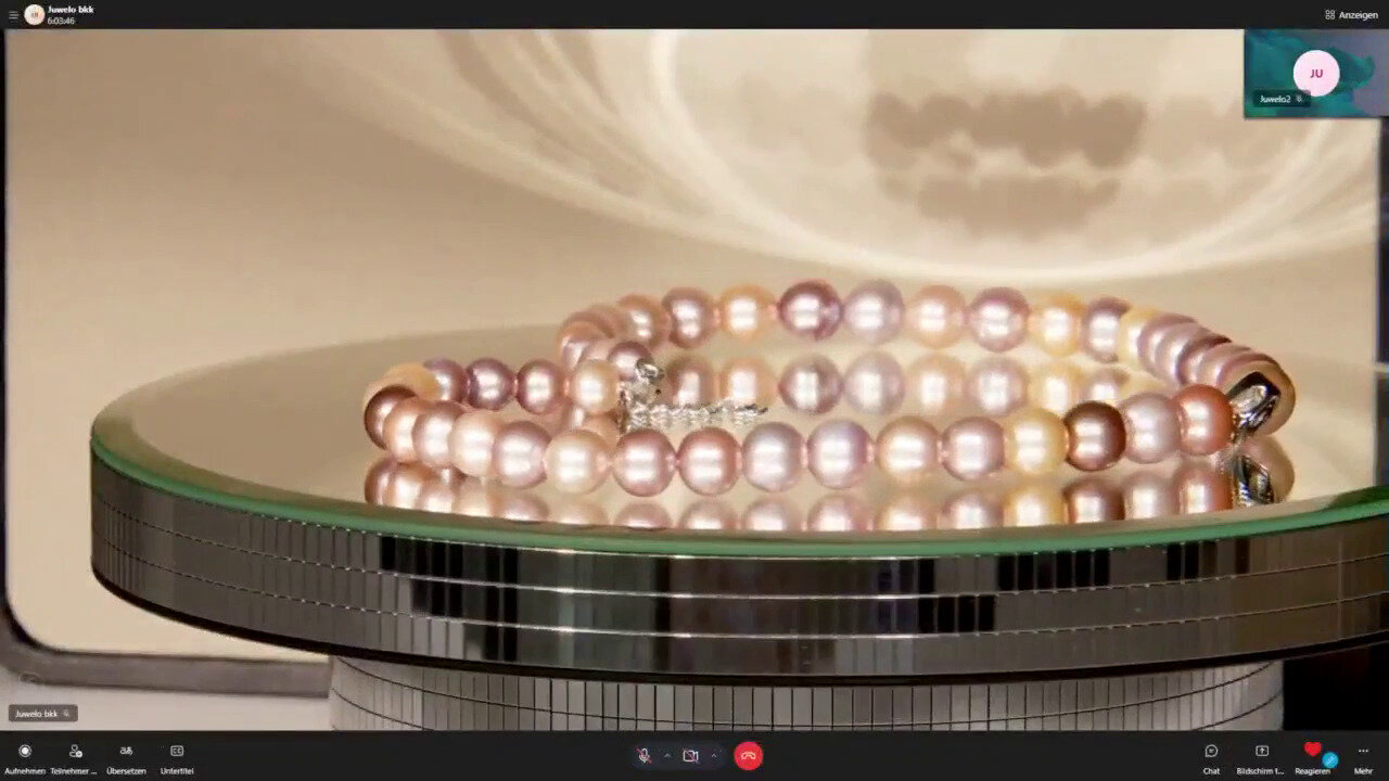 Video Collar en plata con Perla Ming (TPC)