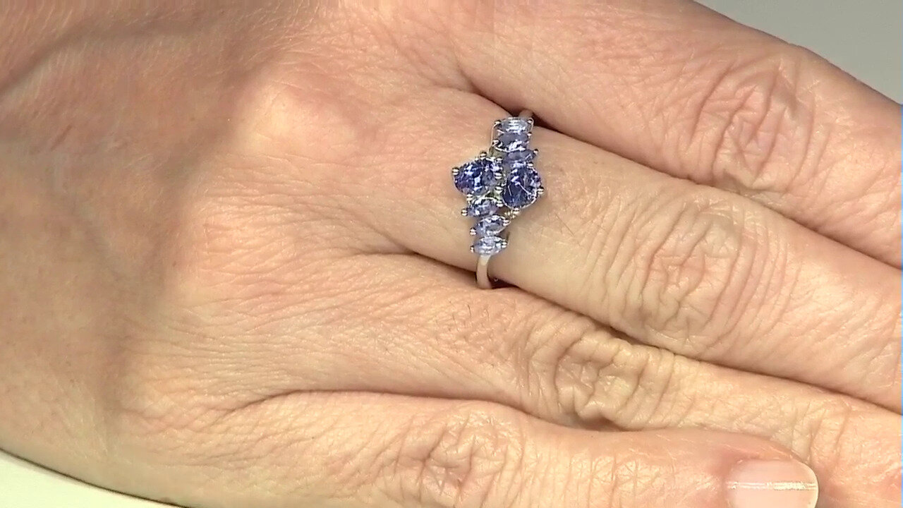 Video Bague en argent et Tanzanite