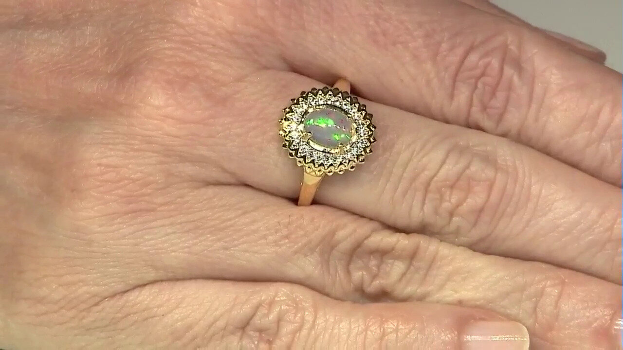 Video Welo Opal Silver Ring