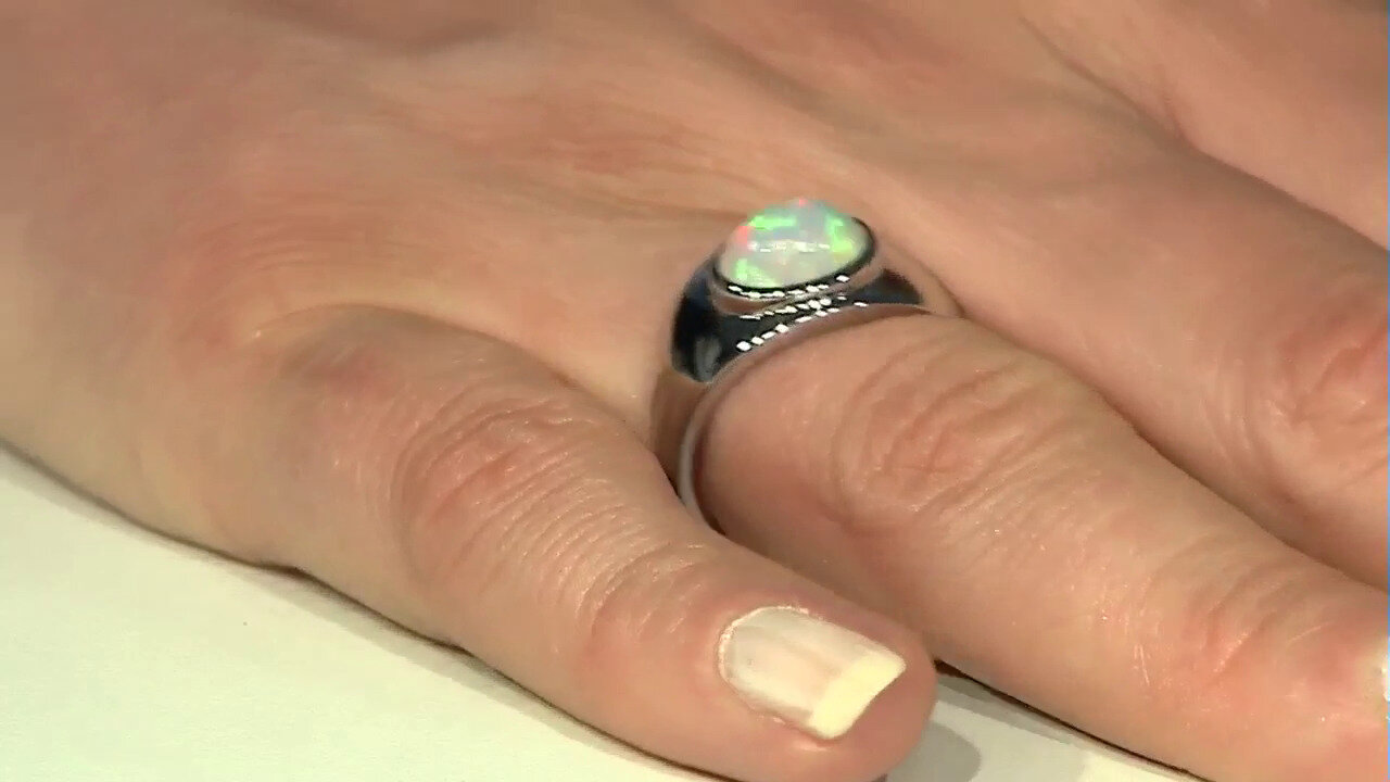 Video Welo Opal Silver Ring