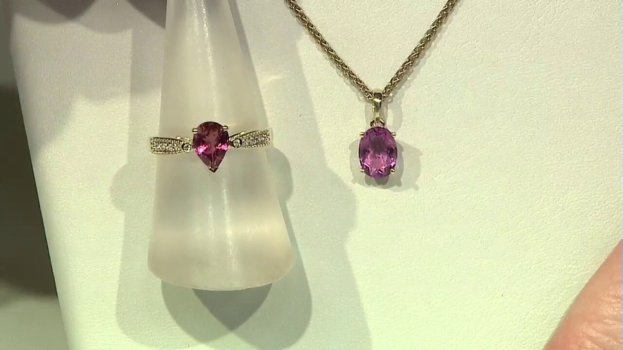 Video Sibirischer Amethyst-Silberring