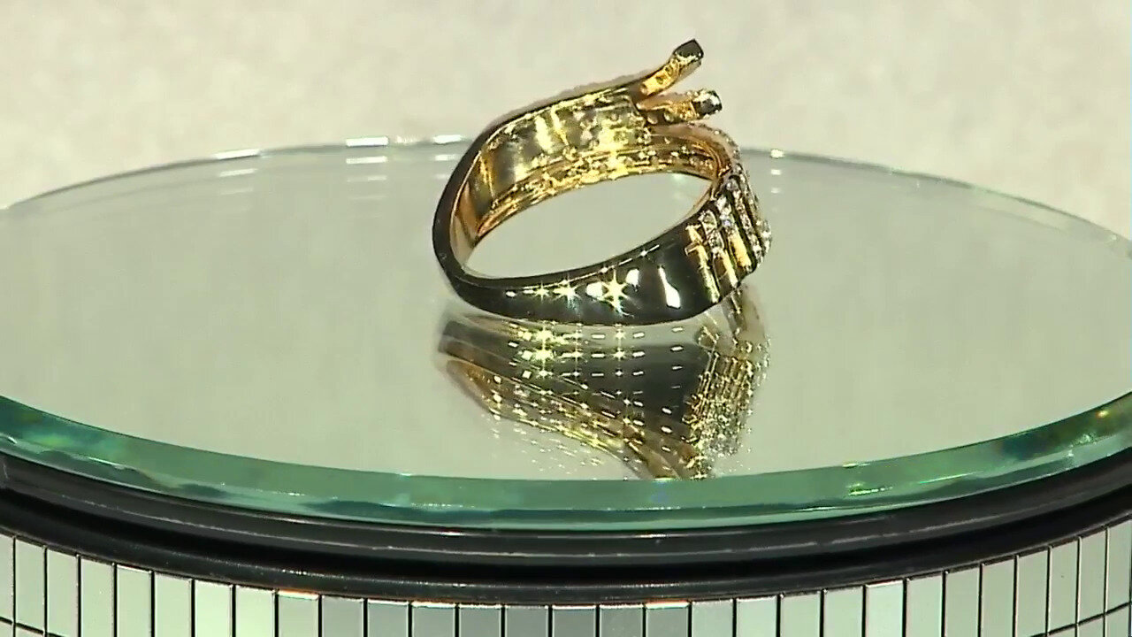 Video Zilveren ring met zirkonen