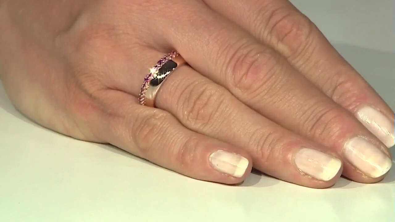 Video Bague en argent et Grenat Rhodolite