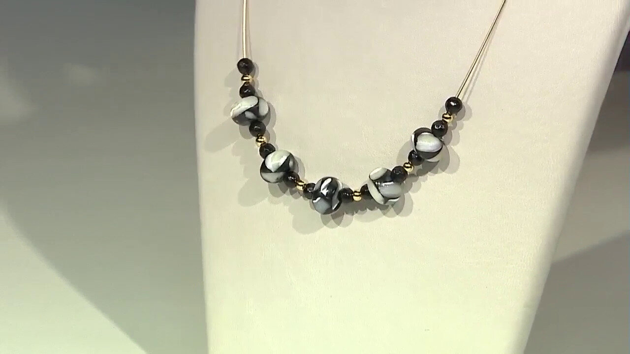 Video Collana in argento con Madreperla