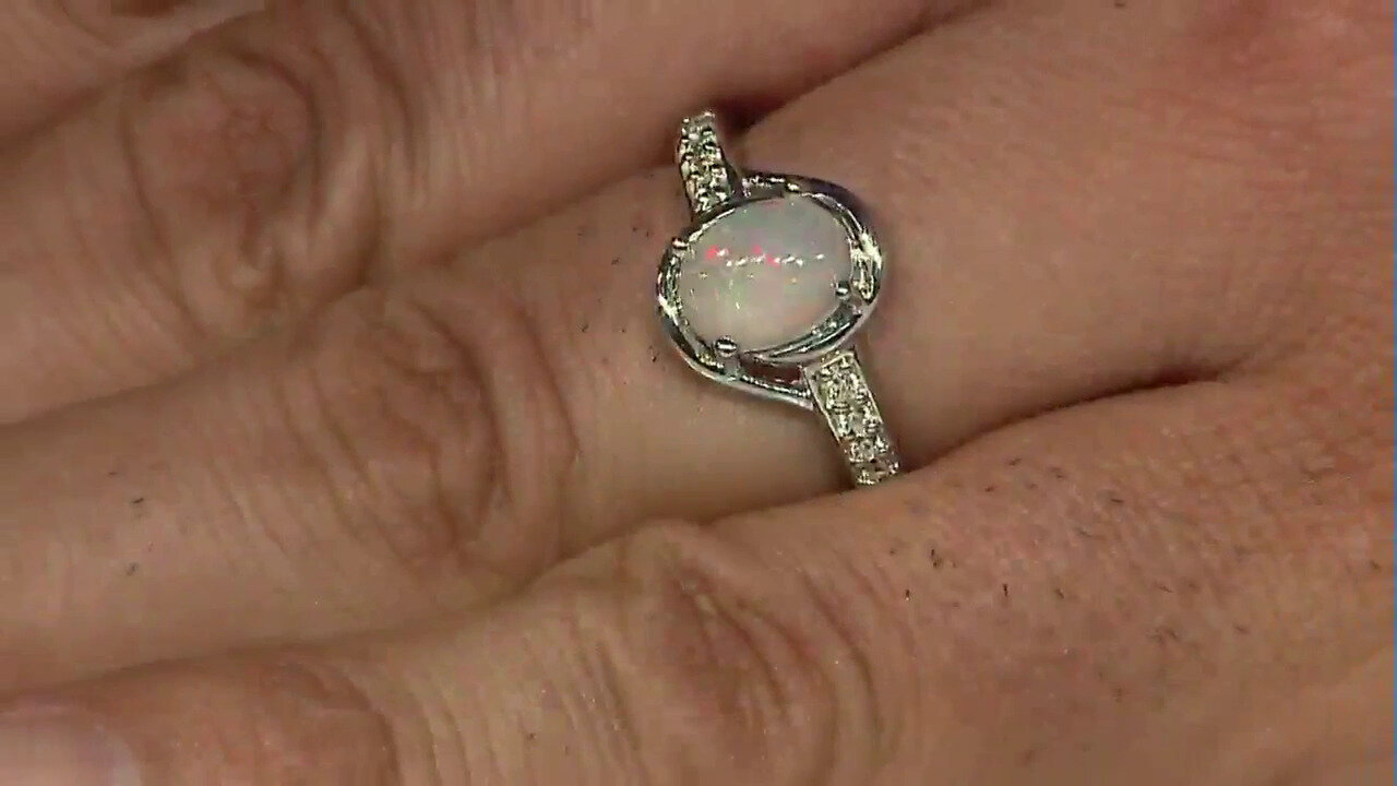 Video Bague en argent et Opale Welo