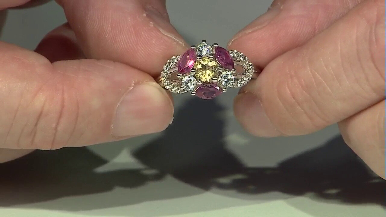 Video Anillo en plata con Turmalina rosa de Nigeria