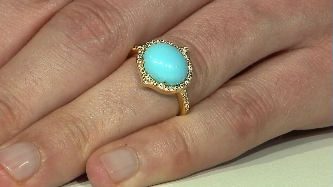 Video Sleeping Beauty Turquoise Silver Ring (Faszination Türkis)