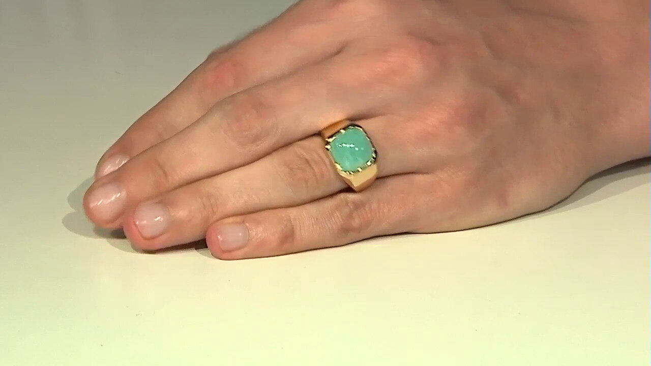 Video Amazonite Silver Ring