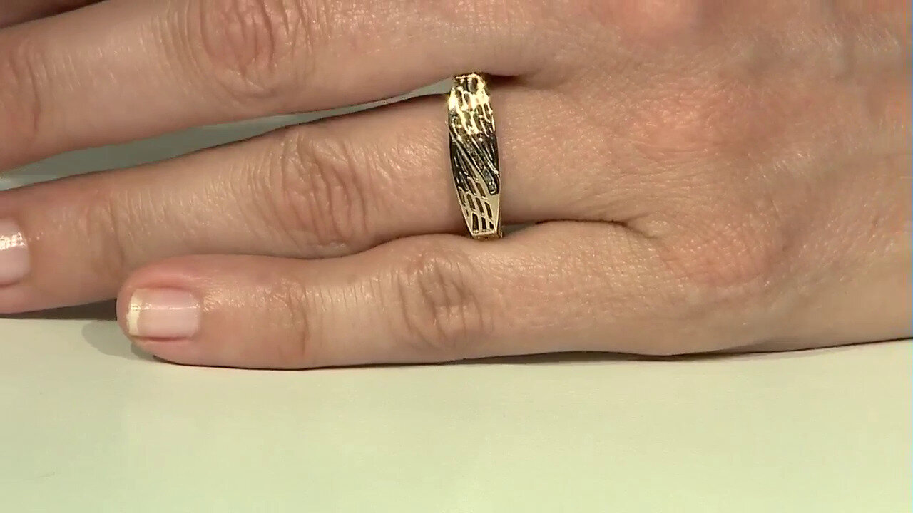 Video Anillo en oro con Diamante champán I2 (Ornaments by de Melo)