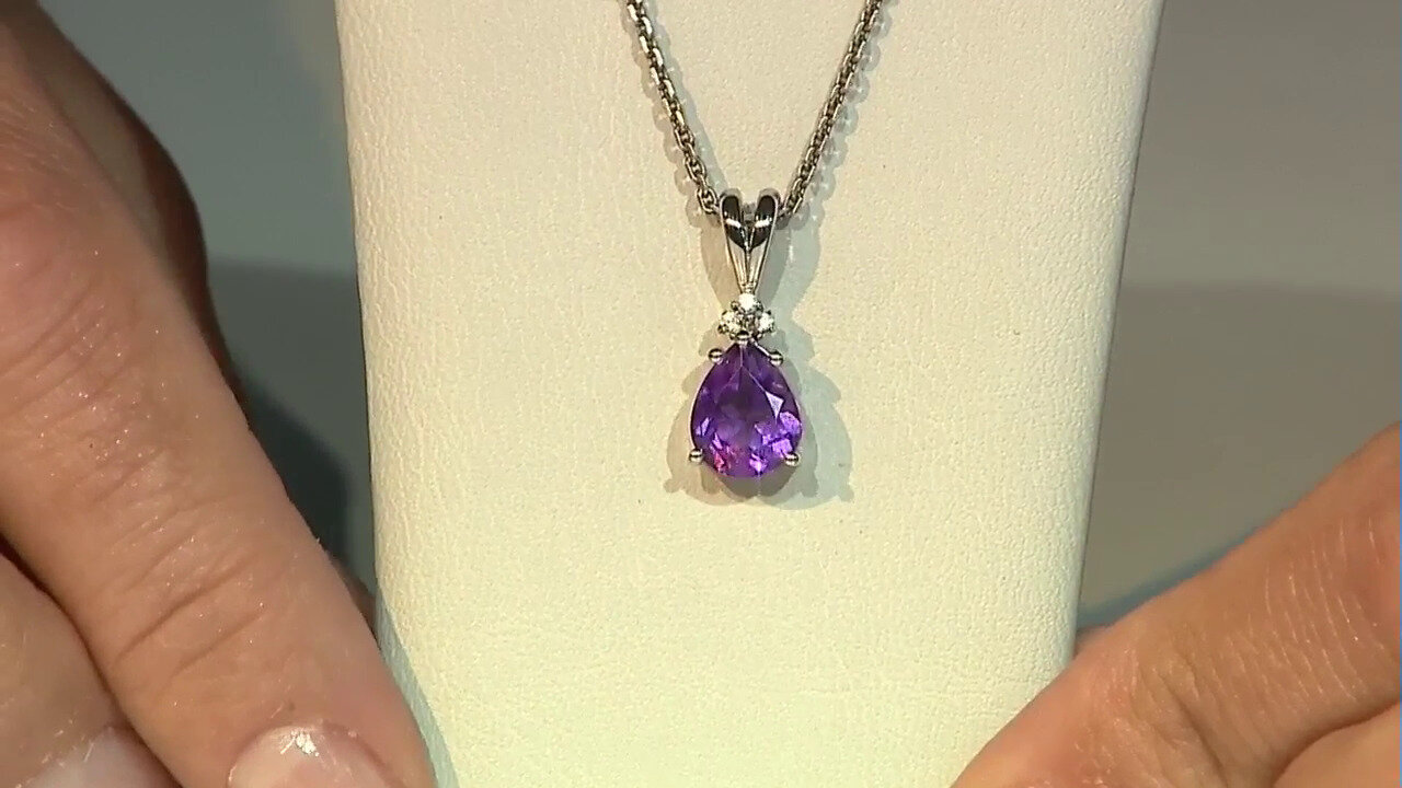 Video Moroccan Amethyst Silver Pendant