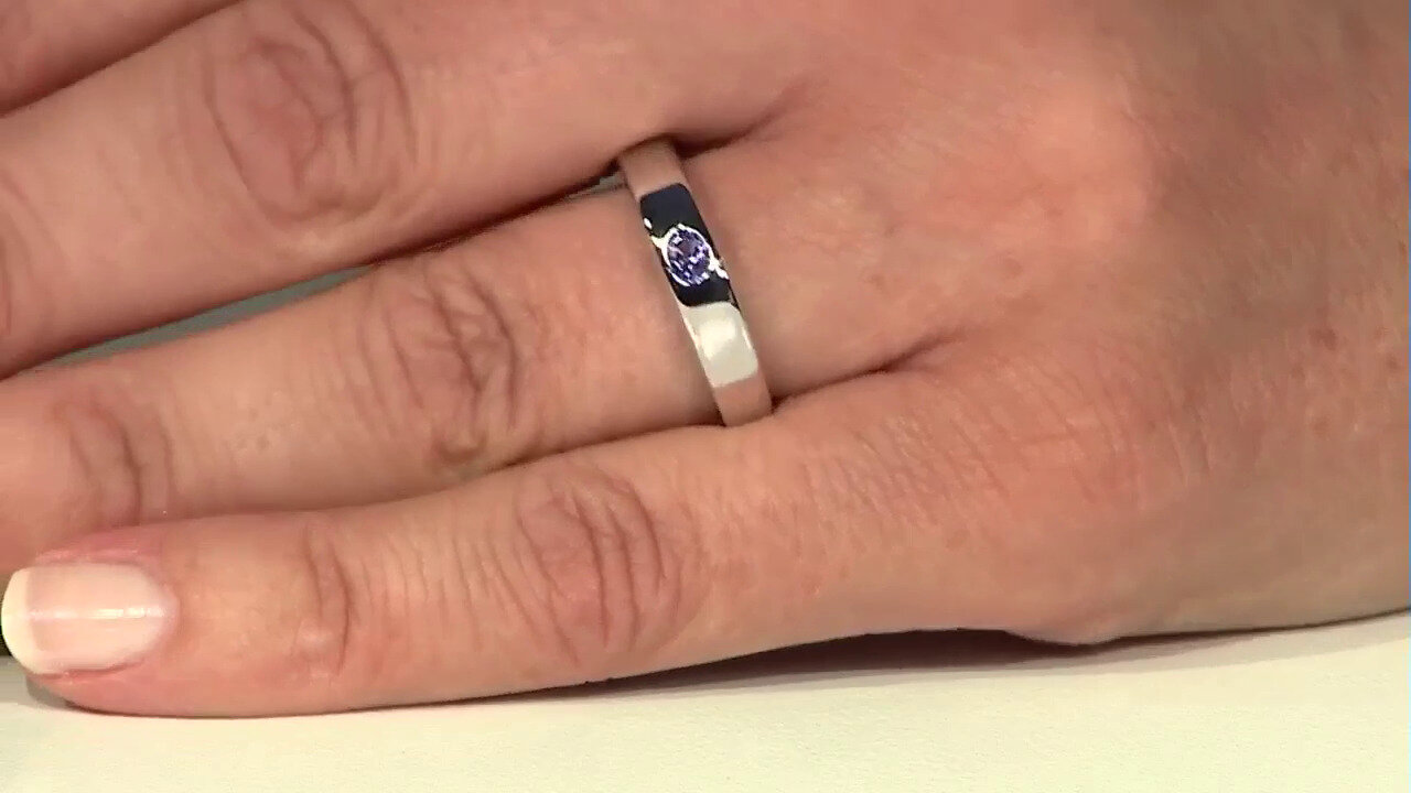 Video Tanzanite Silver Ring