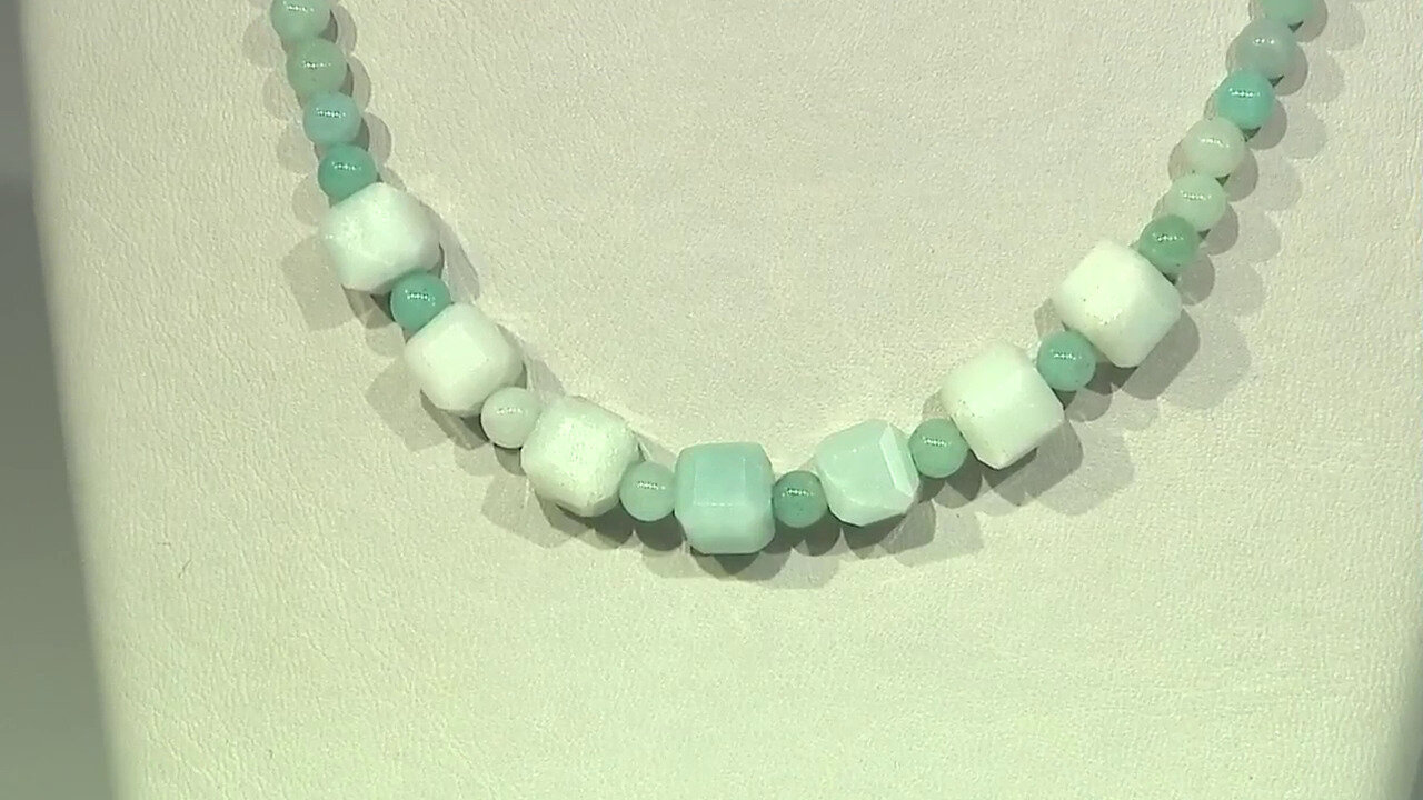 Video Collier en argent et Amazonite