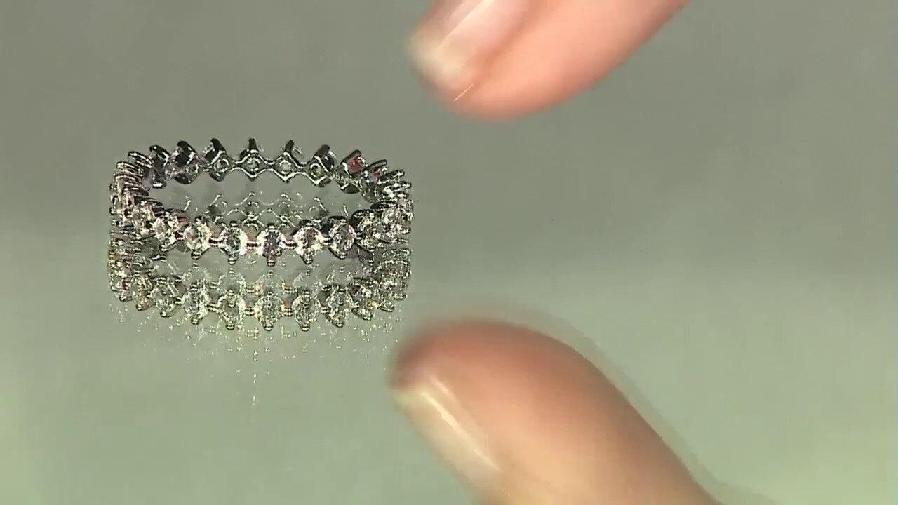 Video Zircon Silver Ring