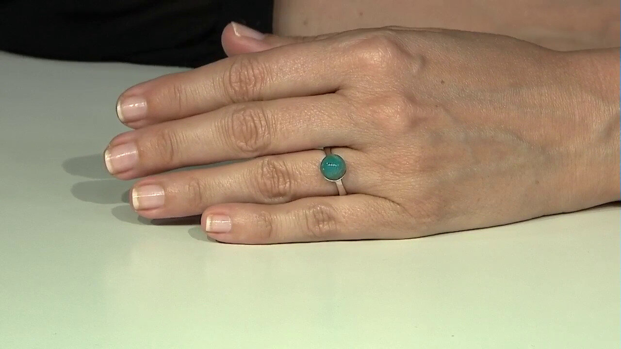 Video Bague en argent et Chrysocolle