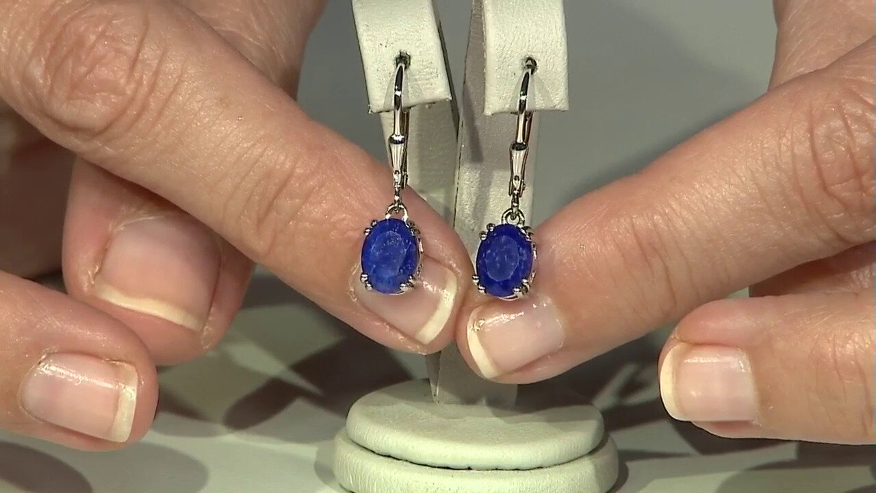 Video Boucles d'oreilles en argent et Lapis-Lazuli