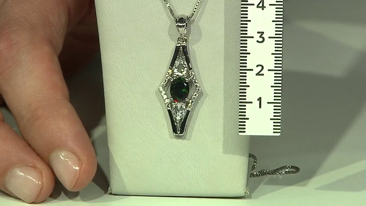 Video Mezezo Opal Silver Pendant