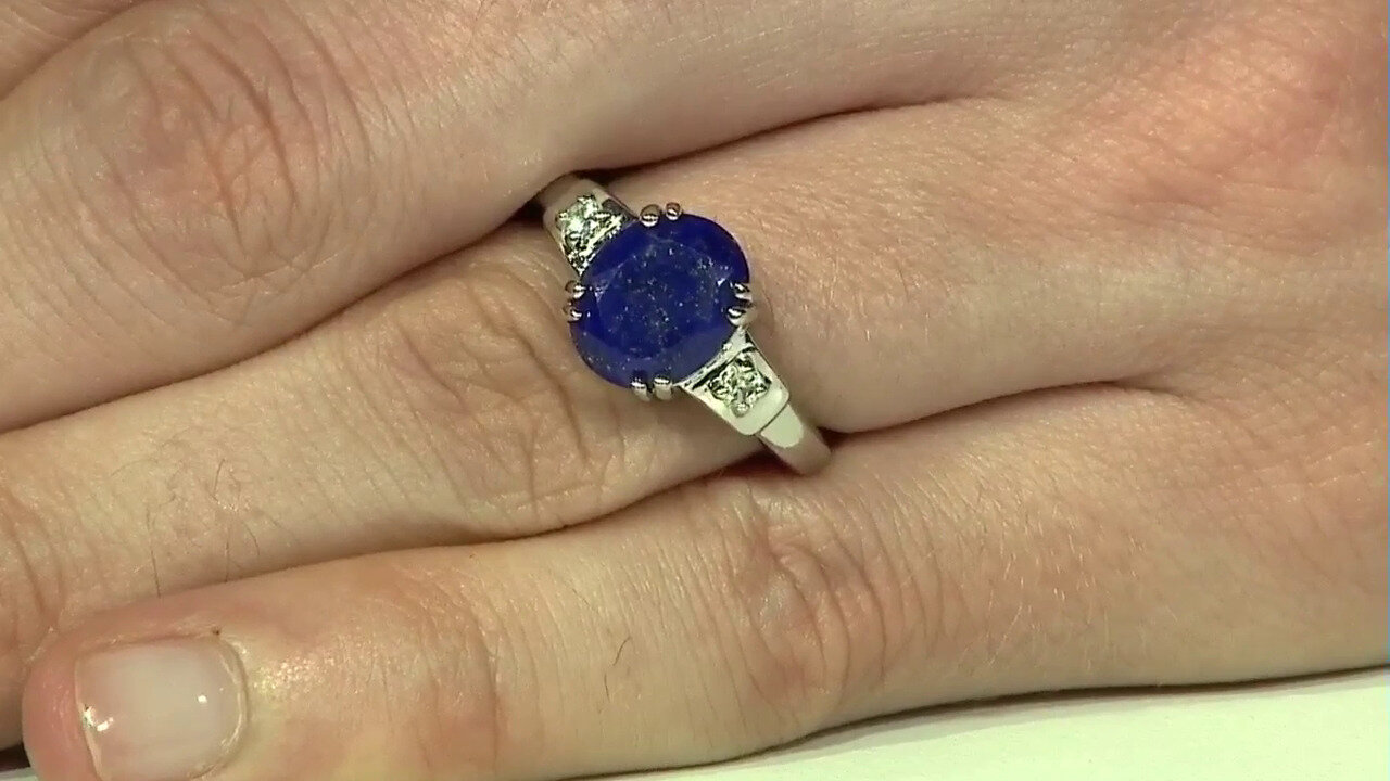 Video Bague en argent et Lapis-Lazuli