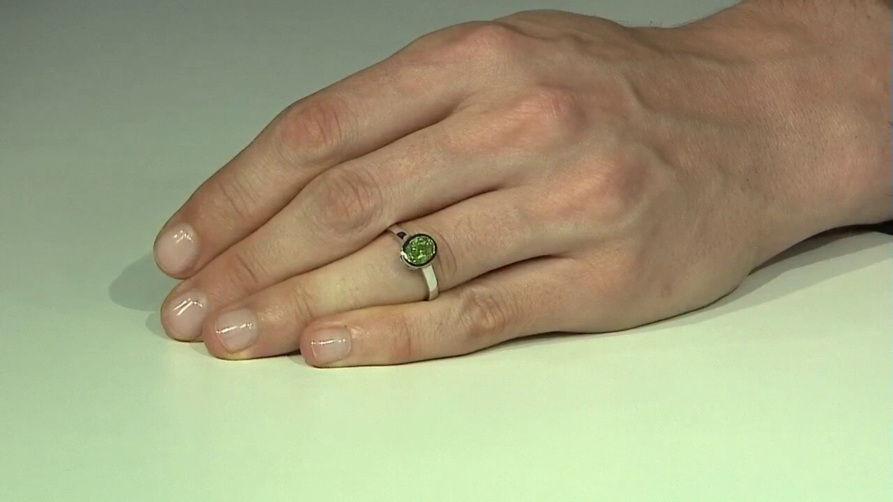 Video Anillo en plata con Peridoto