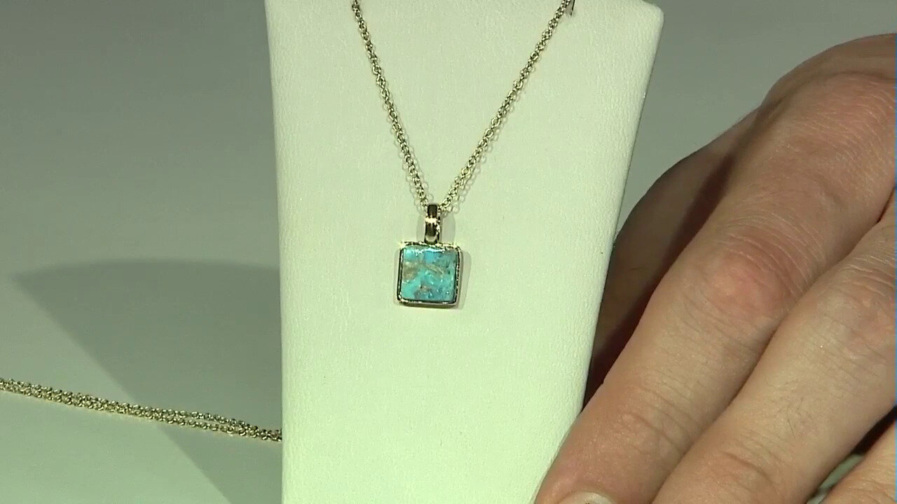 Video Turquoise Silver Necklace