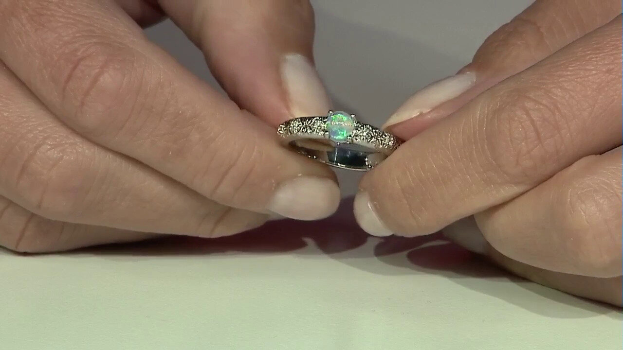 Video Welo Opal Silver Ring