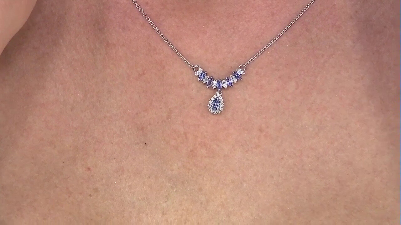 Video Collier en argent et Tanzanite